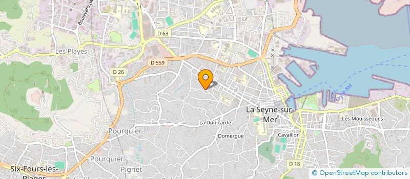 localisation de l'entreprise HOLDING VLEN à LA SEYNE-SUR-MER