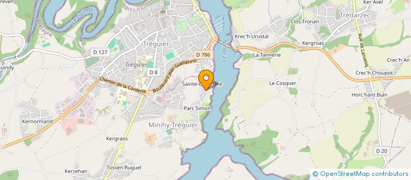 localisation de l'entreprise HOLDING VLF  MINIHY-TREGUIER