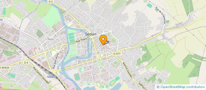 localisation de l'entreprise HOLDING VLMG  SEDAN