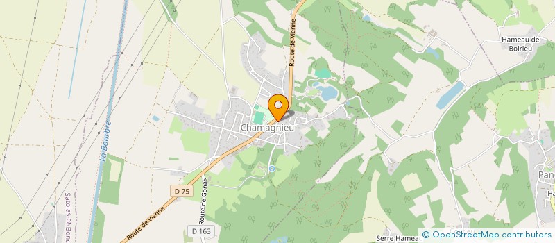 localisation de l'entreprise HOLDING VMG INVESTISSEMENTS  CHAMAGNIEU