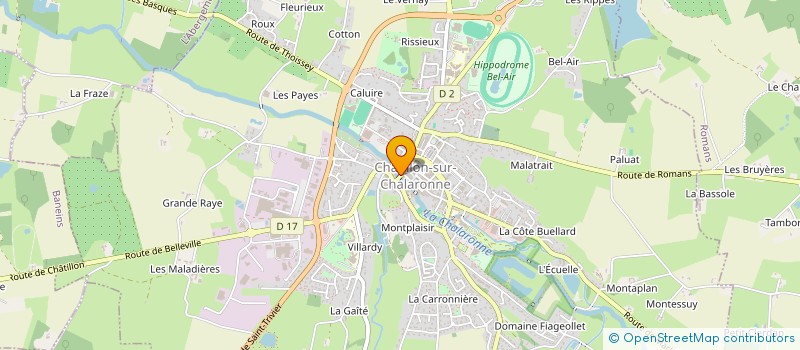 localisation de l'entreprise HOLDING VNJ à CHATILLON-SUR-CHALARONNE