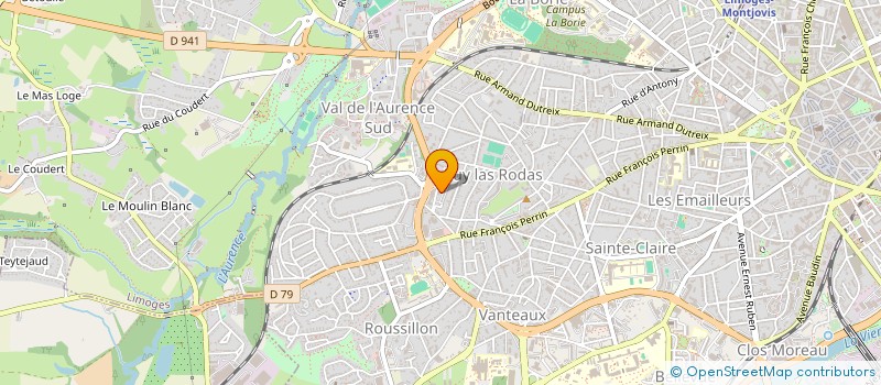 localisation de l'entreprise HOLDING VOISIN à LIMOGES