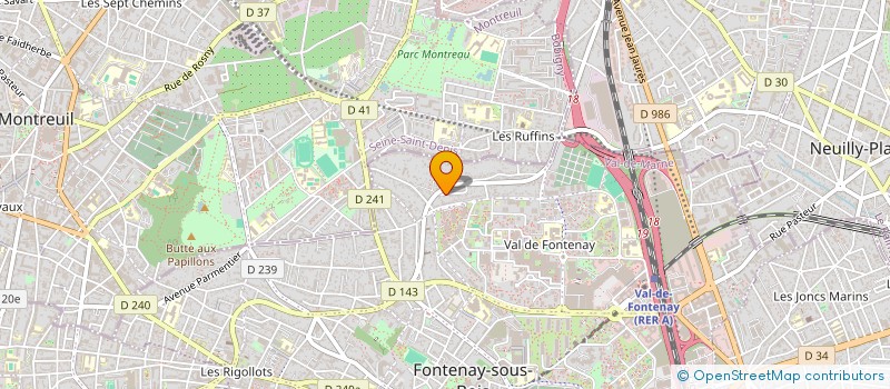 localisation de l'entreprise HOLDING VR à FONTENAY-SOUS-BOIS