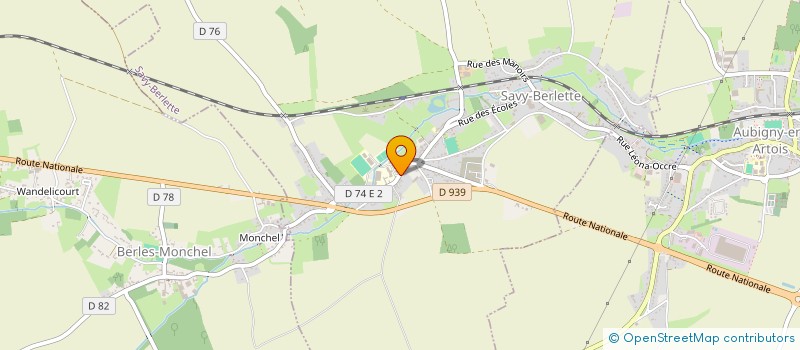 localisation de l'entreprise HOLDING VSC  SAVY-BERLETTE