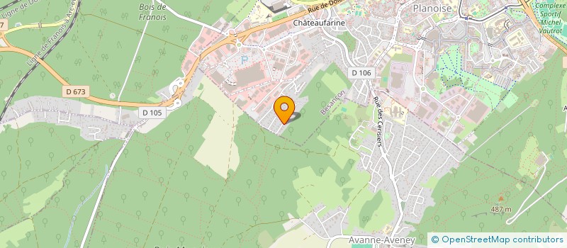 localisation de l'entreprise HOLDING VUILLEMEY à BESANCON