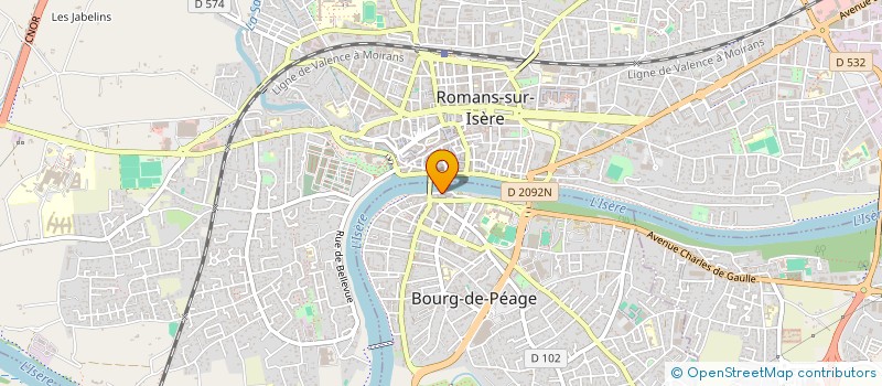 localisation de l'entreprise HOLDING VV  BOURG-DE-PEAGE