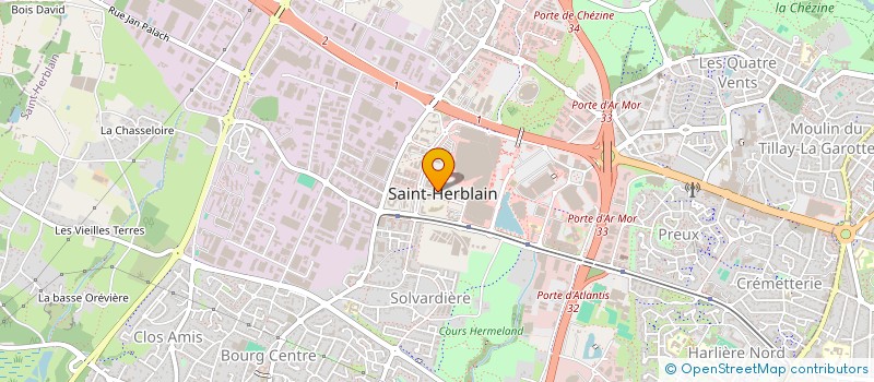 localisation de l'entreprise HOLDING W.A.R. à SAINT-HERBLAIN