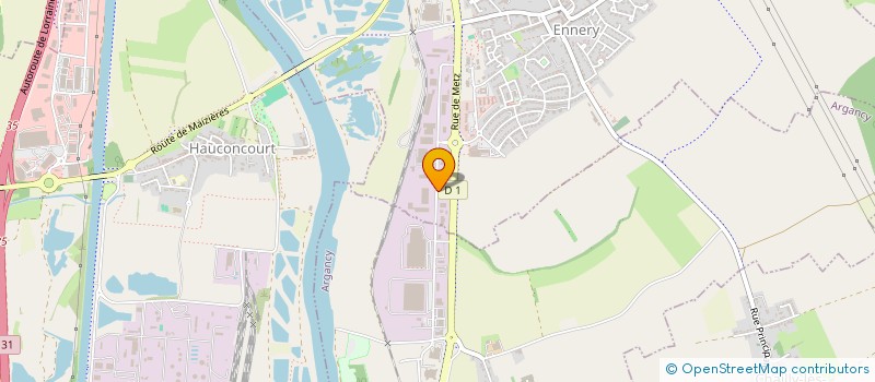 localisation de l'entreprise HOLDING WAGNER  ENNERY