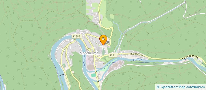 localisation de l'entreprise HOLDING WALLET HABITAT  MONTHERME