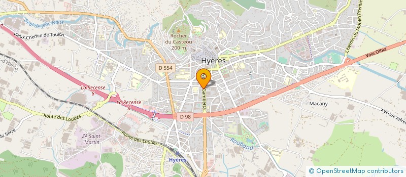 localisation de l'entreprise HOLDING WARTON à HYERES