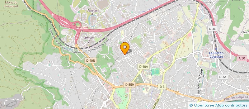 localisation de l'entreprise HOLDING WAWA  LA CIOTAT