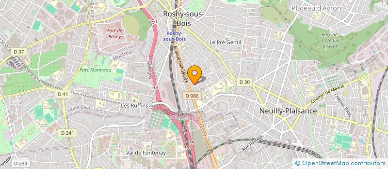 localisation de l'entreprise HOLDING WD INVEST à ROSNY-SOUS-BOIS