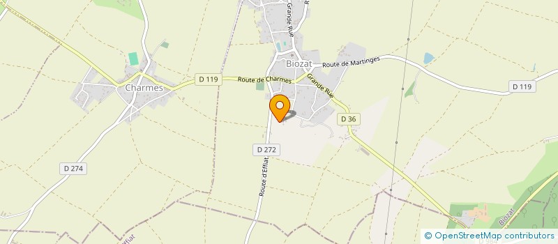 localisation de l'entreprise HOLDING WG INVEST  BIOZAT