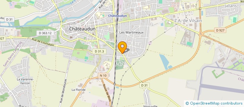 localisation de l'entreprise HOLDING WH à CHATEAUDUN