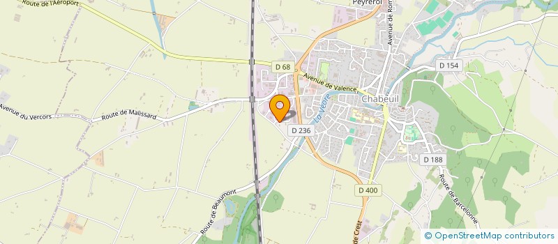 localisation de l'entreprise HOLDING WHDB  CHABEUIL