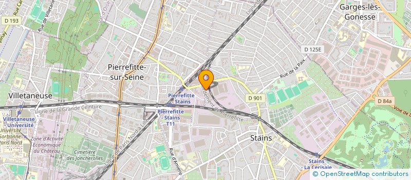 localisation de l'entreprise HOLDING WILLIAMS à PIERREFITTE-SUR-SEINE