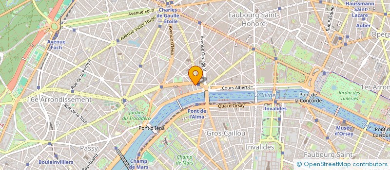 localisation de l'entreprise HOLDING WILSON à PARIS