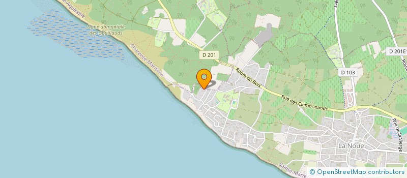 localisation de l'entreprise HOLDING WMA  SAINTE-MARIE-DE-RE