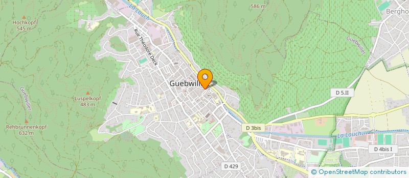 localisation de l'entreprise HOLDING WOLFER  GUEBWILLER