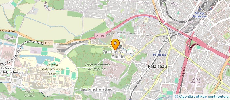 localisation de l'entreprise HOLDING WPBN  PALAISEAU