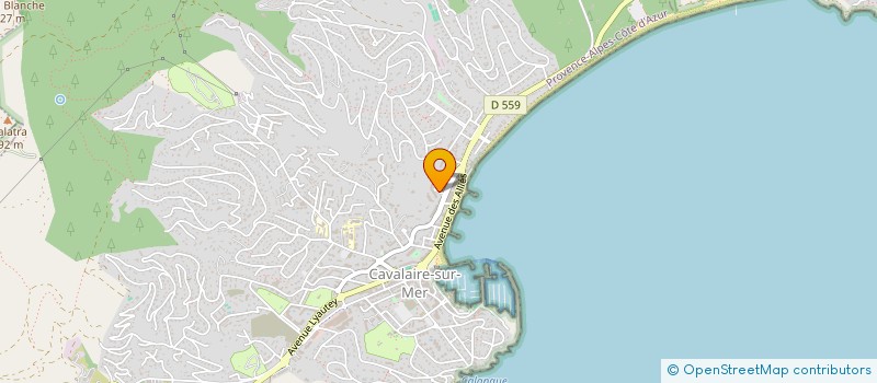 localisation de l'entreprise HOLDING XABIZ à CAVALAIRE-SUR-MER