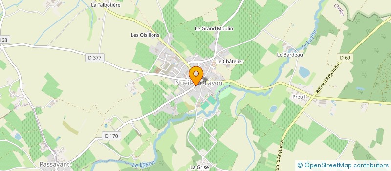 localisation de l'entreprise HOLDING XAVIER GOUJON à LYS-HAUT-LAYON