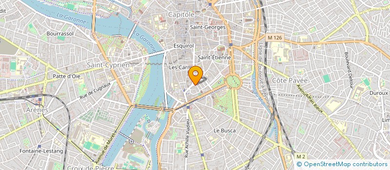 localisation de l'entreprise HOLDING XAVIER HANON  TOULOUSE