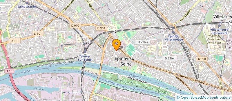 localisation de l'entreprise HOLDING Y.ALMS à EPINAY-SUR-SEINE