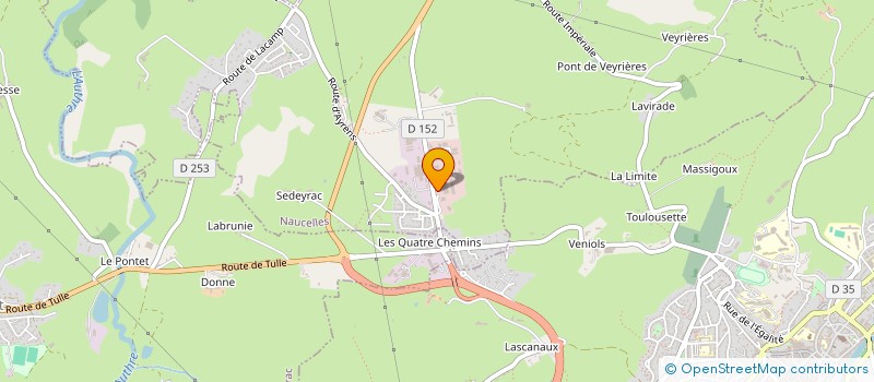 localisation de l'entreprise HOLDING Y.O CMBS à NAUCELLES