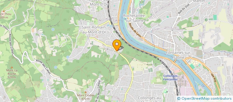 localisation de l'entreprise HOLDING YABAM  SAINT-ROMAIN-AU-MONT-D'OR