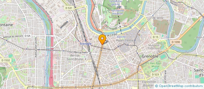 localisation de l'entreprise HOLDING YADELTA à GRENOBLE