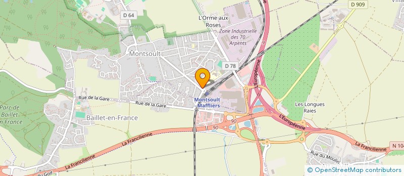 localisation de l'entreprise HOLDING YAKO  MONTSOULT