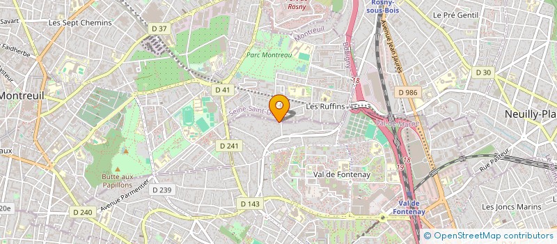 localisation de l'entreprise HOLDING YB INVEST à FONTENAY-SOUS-BOIS