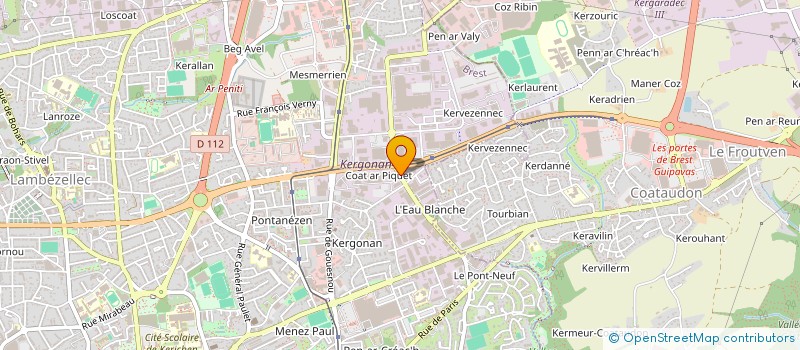 localisation de l'entreprise HOLDING YC à BREST
