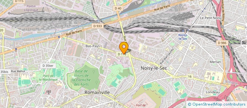 localisation de l'entreprise HOLDING YD à NOISY-LE-SEC