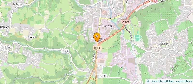 localisation de l'entreprise HOLDING YK AUTOS  BRIGNAIS