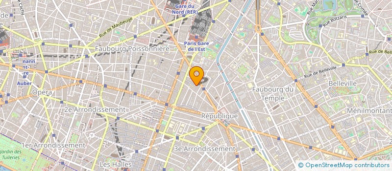 localisation de l'entreprise HOLDING YO  PARIS