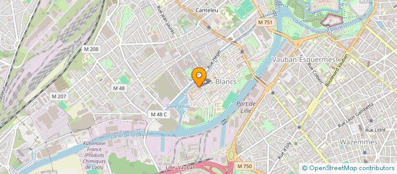 localisation de l'entreprise HOLDING YONNET à LILLE
