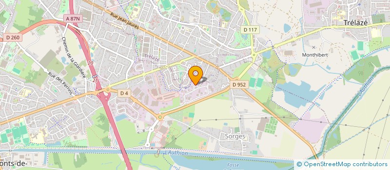 localisation de l'entreprise HOLDING YONTEM  LES PONTS-DE-CE