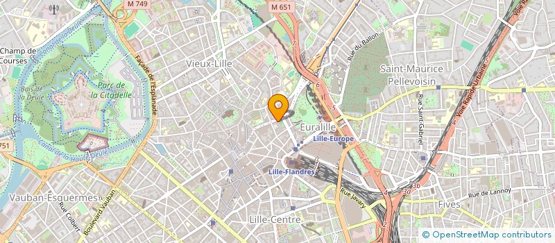 localisation de l'entreprise HOLDING YOURI  LILLE