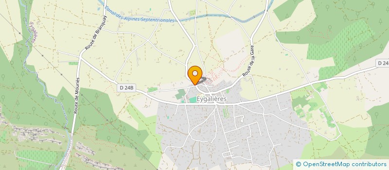 localisation de l'entreprise HOLDING YSE  EYGALIERES