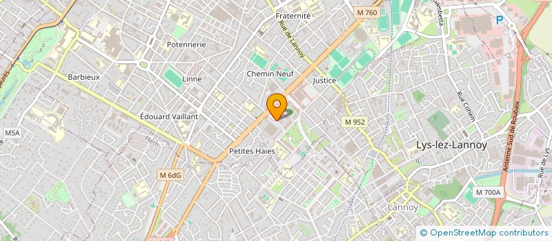 localisation de l'entreprise HOLDING YT  ROUBAIX