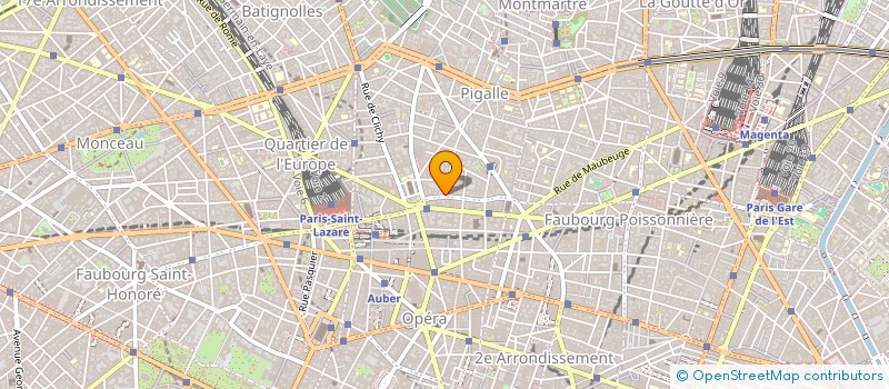 localisation de l'entreprise HOLDING YZ  PARIS