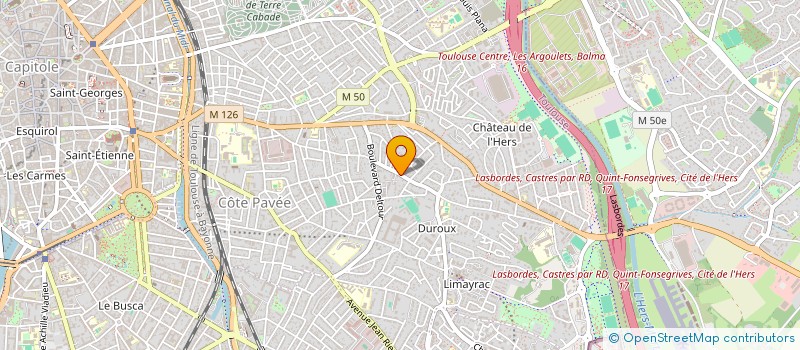 localisation de l'entreprise HOLDING ZAHV à TOULOUSE