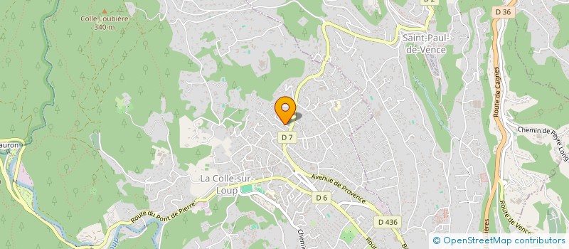 localisation de l'entreprise HOLDING ZAKRZEWSKI à LA COLLE-SUR-LOUP