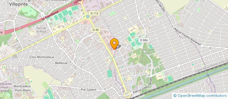 localisation de l'entreprise HOLDING ZAMPARO à VILLEPINTE