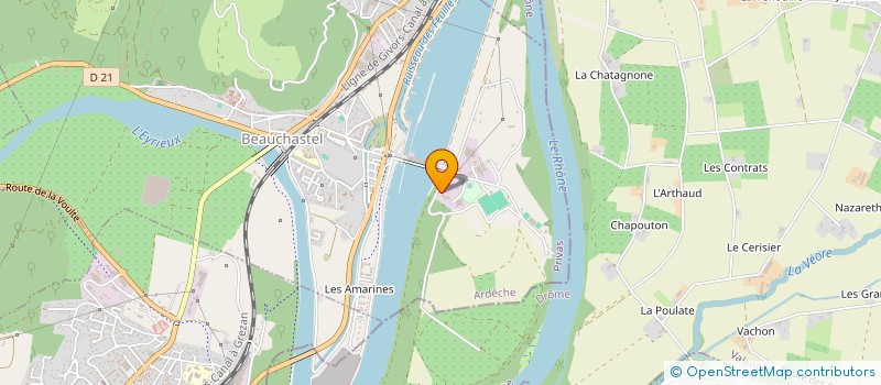 localisation de l'entreprise HOLDING ZANCANARO à CHARMES-SUR-RHONE