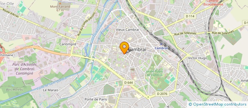 localisation de l'entreprise HOLDING ZANNIER  CAMBRAI