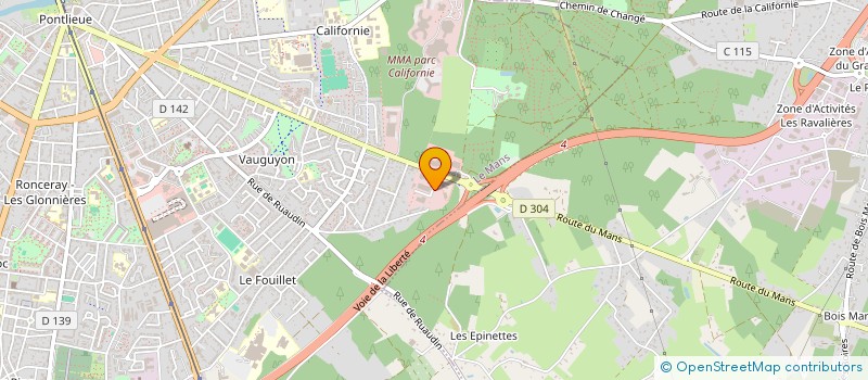 localisation de l'entreprise HOLDING ZANTAR à LE MANS