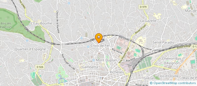 localisation de l'entreprise HOLDING ZARIOH  NIMES